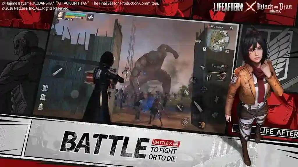 Lifeafter X Attack On Titan Apk OBB Latest Version