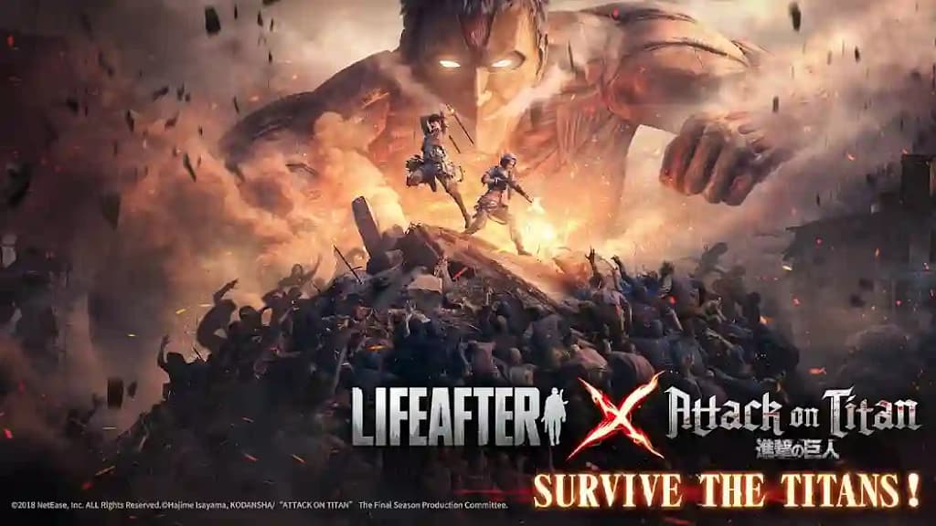 Lifeafter X Attack On Titan Apk OBB Download